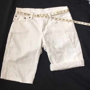 Lucky brand white denim shorts